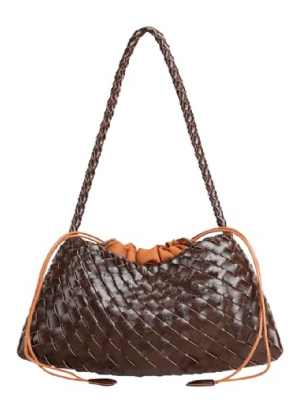 Handwoven Basket Tote Hobo Shoulder Bag Cute Everyday Purse - Picture 2 of 6